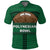 Custom Polynesian Bowl Polo Shirt Green Custom Text and Number LT4 - Wonder Print Shop