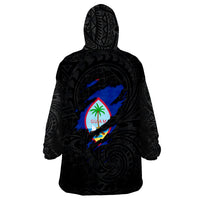 Guam Guam Flag Coat Of Arms Wearable Blanket Hoodie - Wonder Print Shop