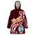 Guam Guam Seal Polynesian Patterns Plumeria Wearable Blanket Hoodie - Wonder Print Shop