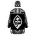 Guam Polynesian Black And White Wearable Blanket Hoodie - Wonder Print Shop