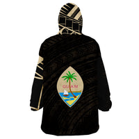 Guam Polynesian Tattoo New Update Wearable Blanket Hoodie - Wonder Print Shop
