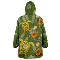Guam Polynesian Tropical Summer Wearable Blanket Hoodie - Wonder Print Shop
