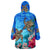 Guam Turtle Hibiscus Ocean Of Love Wearable Blanket Hoodie - Wonder Print Shop