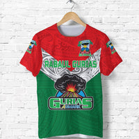 Custom Papua New Guinea Agmark Rabaul Gurias T Shirt Rugby Green, Custom Text And Number LT8 - Wonder Print Shop