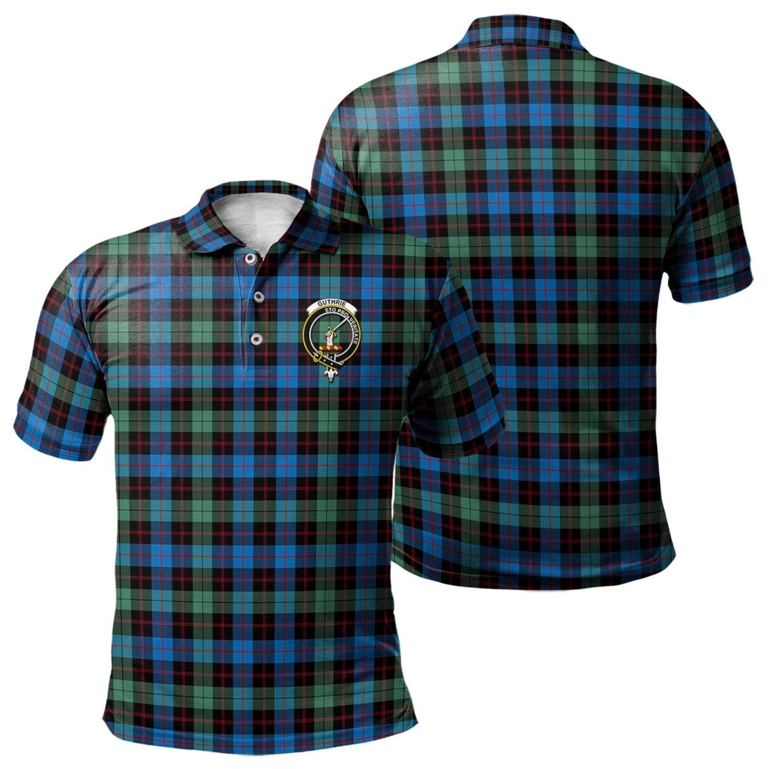 scottish-guthrie-ancient-clan-crest-tartan-polo-shirt