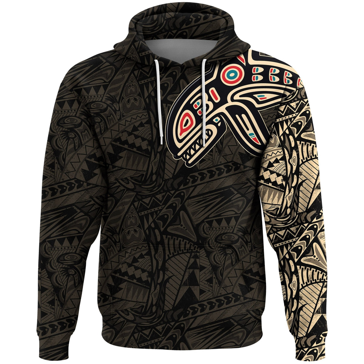 Canada Haida Killer Whale Hoodie - Wonder Print Shop