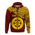 Custom Haapai High School Zip Hoodie Maroon and Gold LT4 - Wonder Print Shop