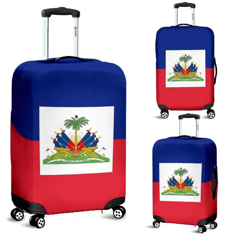 haiti-flag-luggage-cover