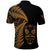 New Zealand Haka Rugby Maori Polo Shirt Silver Fern Vibes Gold LT8 - Wonder Print Shop