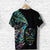 New Zealand Haka Rugby Maori T Shirt Silver Fern Vibes Paua Shell LT8 - Wonder Print Shop