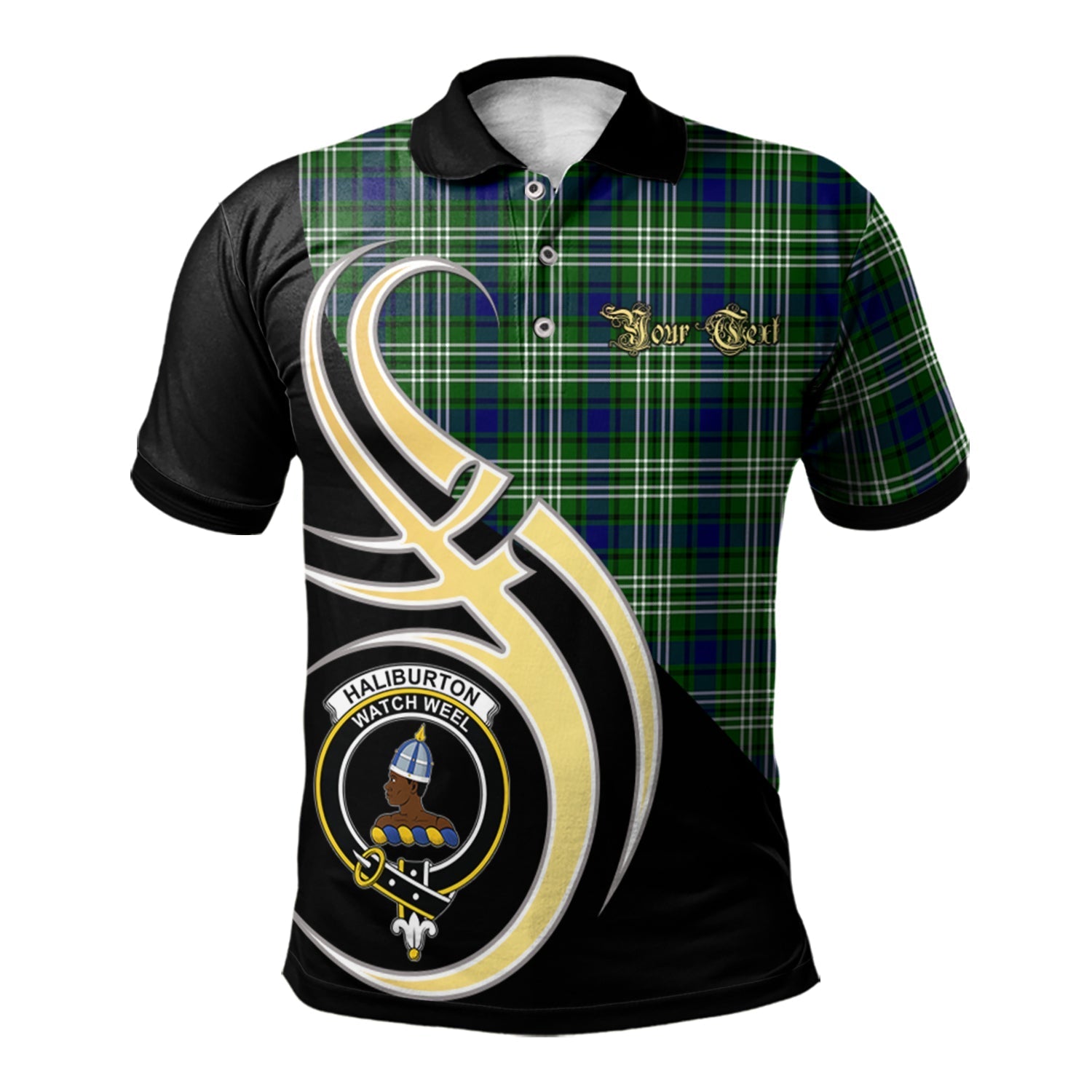 scotland-haliburton-clan-crest-tartan-believe-in-me-polo-shirt