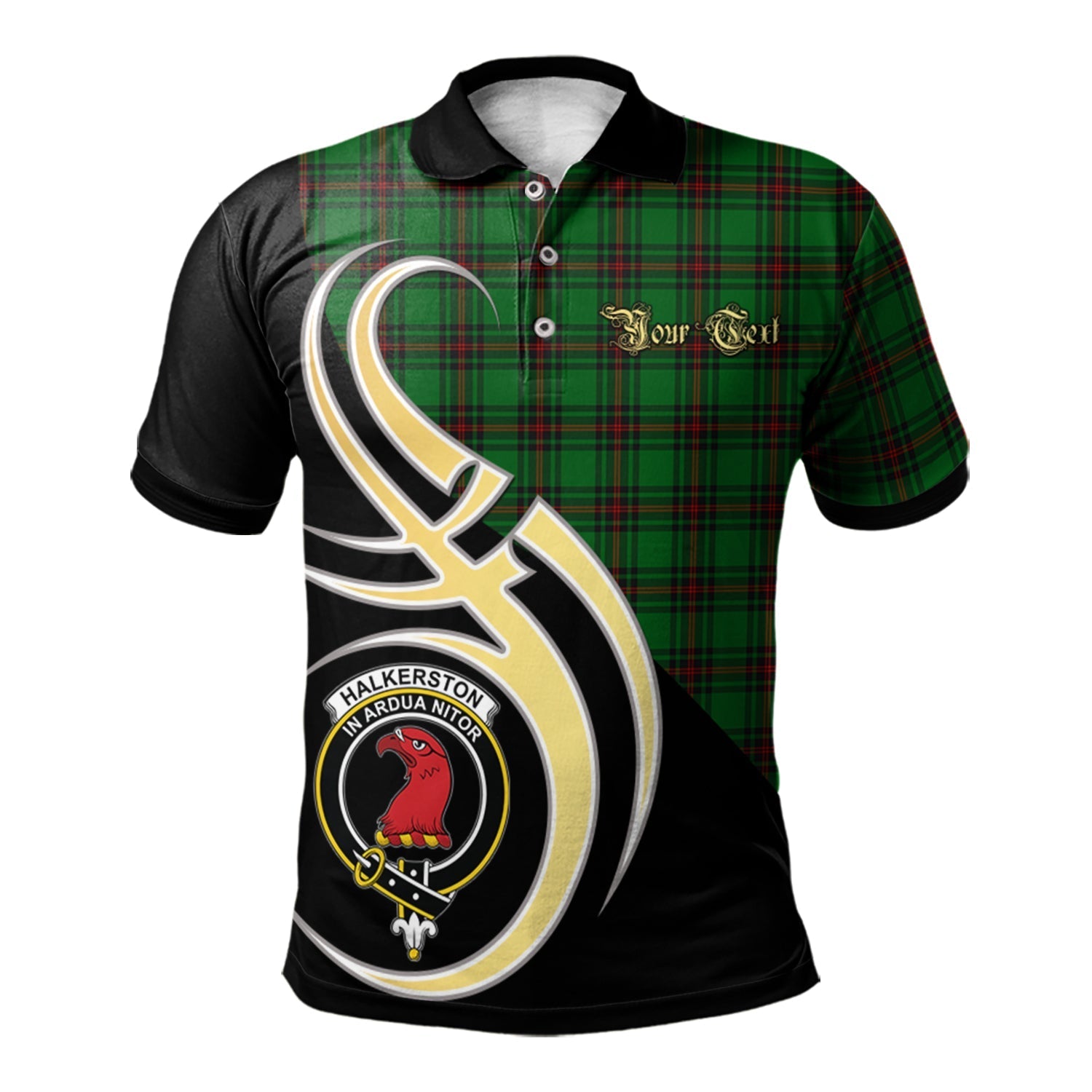 scotland-halkerston-clan-crest-tartan-believe-in-me-polo-shirt