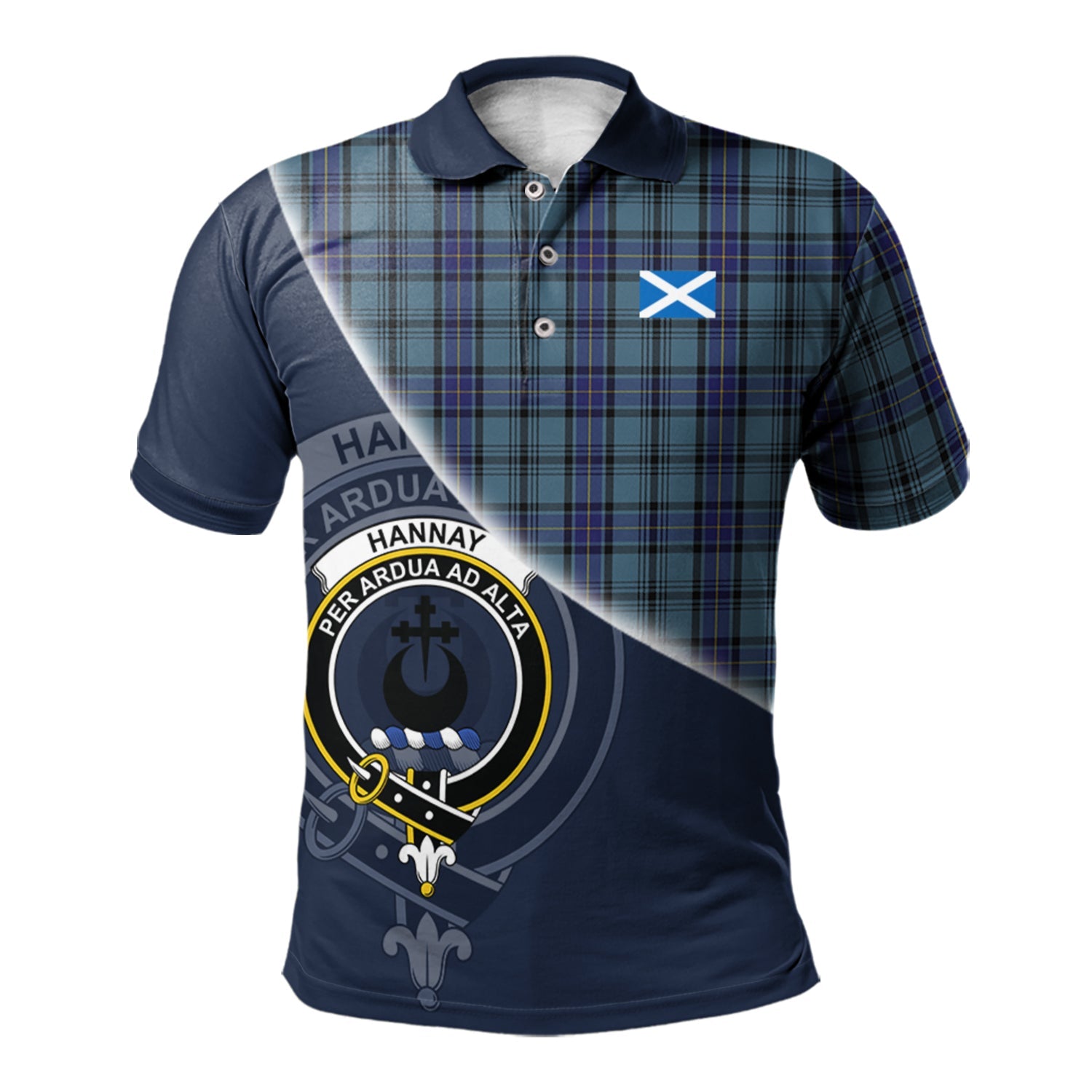 scottish-hannay-blue-clan-crest-tartan-scotland-flag-half-style-polo-shirt