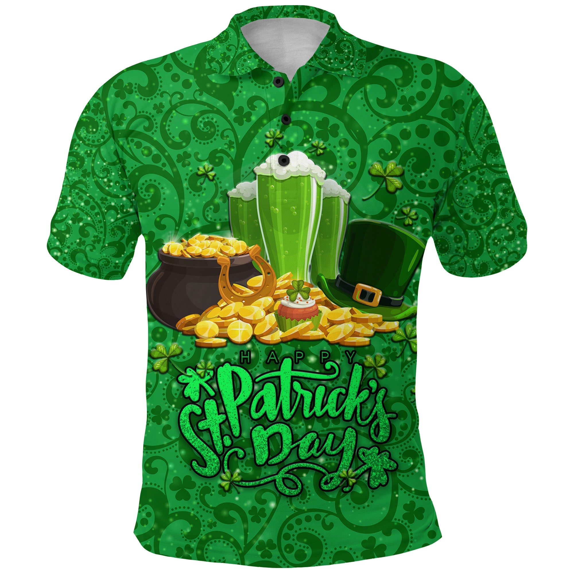 custom-personalised-ireland-happy-saint-patricks-day-polo-shirt-with-shamrock