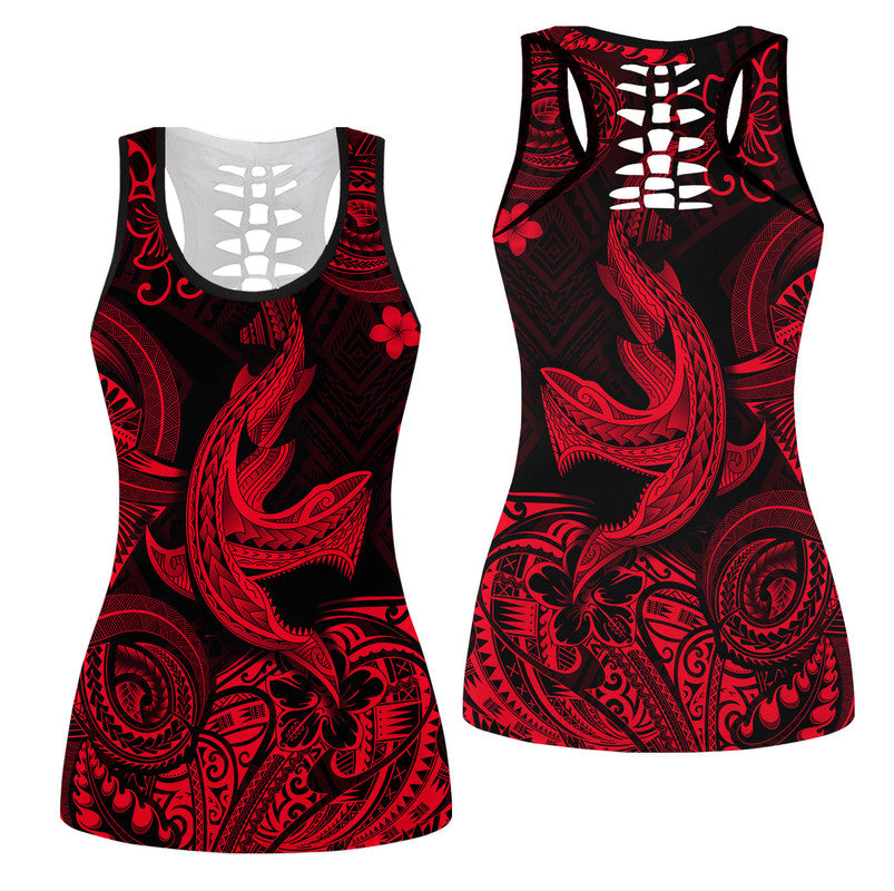 hawaii-angry-shark-polynesian-hollow-tank-top-unique-style-red