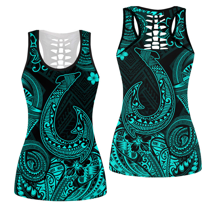 hawaii-fish-hook-polynesian-hollow-tank-top-unique-style-turquoise