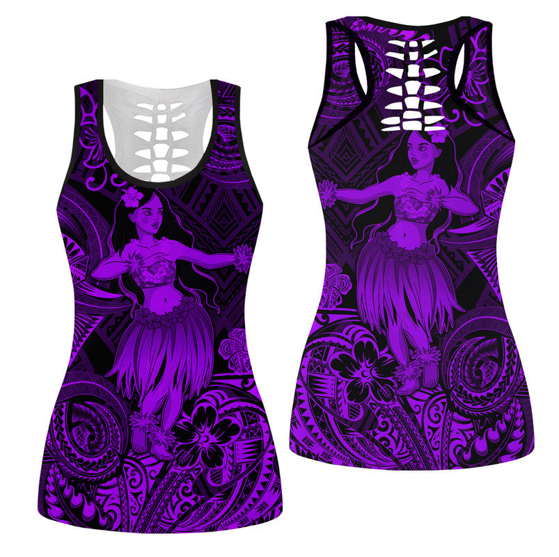 hawaii-hula-girl-polynesian-hollow-tank-top-unique-style-purple