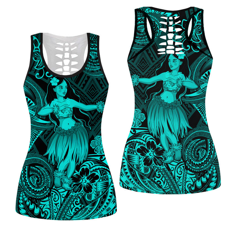 hawaii-hula-girl-polynesian-hollow-tank-top-unique-style-turquoise