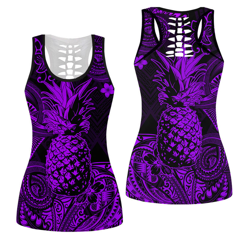 hawaii-pineapple-polynesian-hollow-tank-top-unique-style-purple