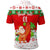 Custom Christmas Hawaii Polo Shirt Santa Claus Surfing Simple Style White LT8 - Wonder Print Shop