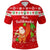 Custom Christmas Hawaii Polo Shirt Santa Claus Surfing Simple Style Red LT8 - Wonder Print Shop