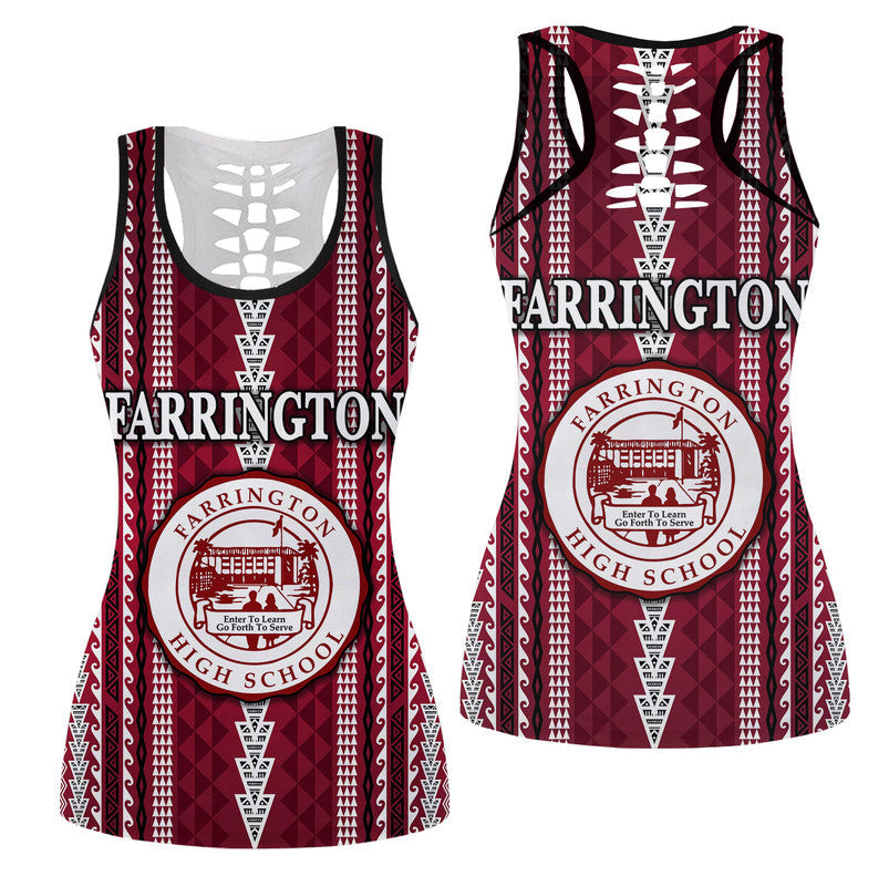 hawaii-farrington-high-school-hollow-tank-top-simple-style
