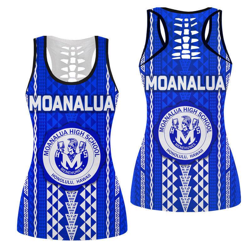 hawaii-moanalua-high-school-hollow-tank-top-simple-style