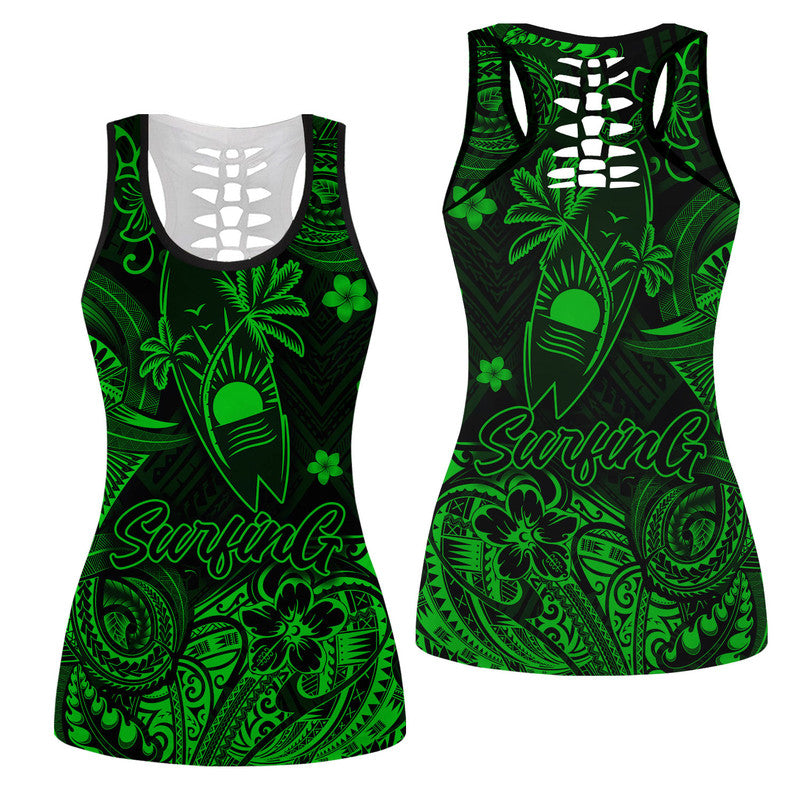 hawaii-surfing-polynesian-hollow-tank-top-unique-style-green
