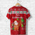 Hawaii Christmas T Shirt Santa Claus Surfing Simple Style Red LT8 - Wonder Print Shop