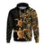 Polynesian Turtle Zip Hoodie Honu Family Gold LT4 - Wonder Print Shop