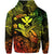 Custom Hawaii Turtle Map Polynesian Zip Hoodie Kanaka Maoli Unique Style Reggae LT8 - Wonder Print Shop
