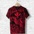 Custom Hawaii Turtle Map Polynesian T Shirt Kanaka Maoli Unique Style Red LT8 - Wonder Print Shop