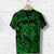 Custom Hawaii Turtle Polynesian T Shirt Plumeria Flower Unique Style Green LT8 - Wonder Print Shop