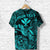 Custom Hawaii Turtle Map Polynesian T Shirt Kanaka Maoli Unique Style Turquoise LT8 - Wonder Print Shop