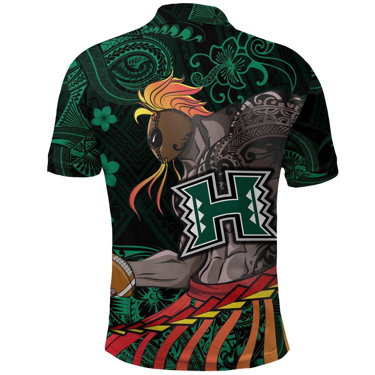 Hawaii Warriors Polynesian Polo Shirt Unique Style Green LT8 - Wonder Print Shop