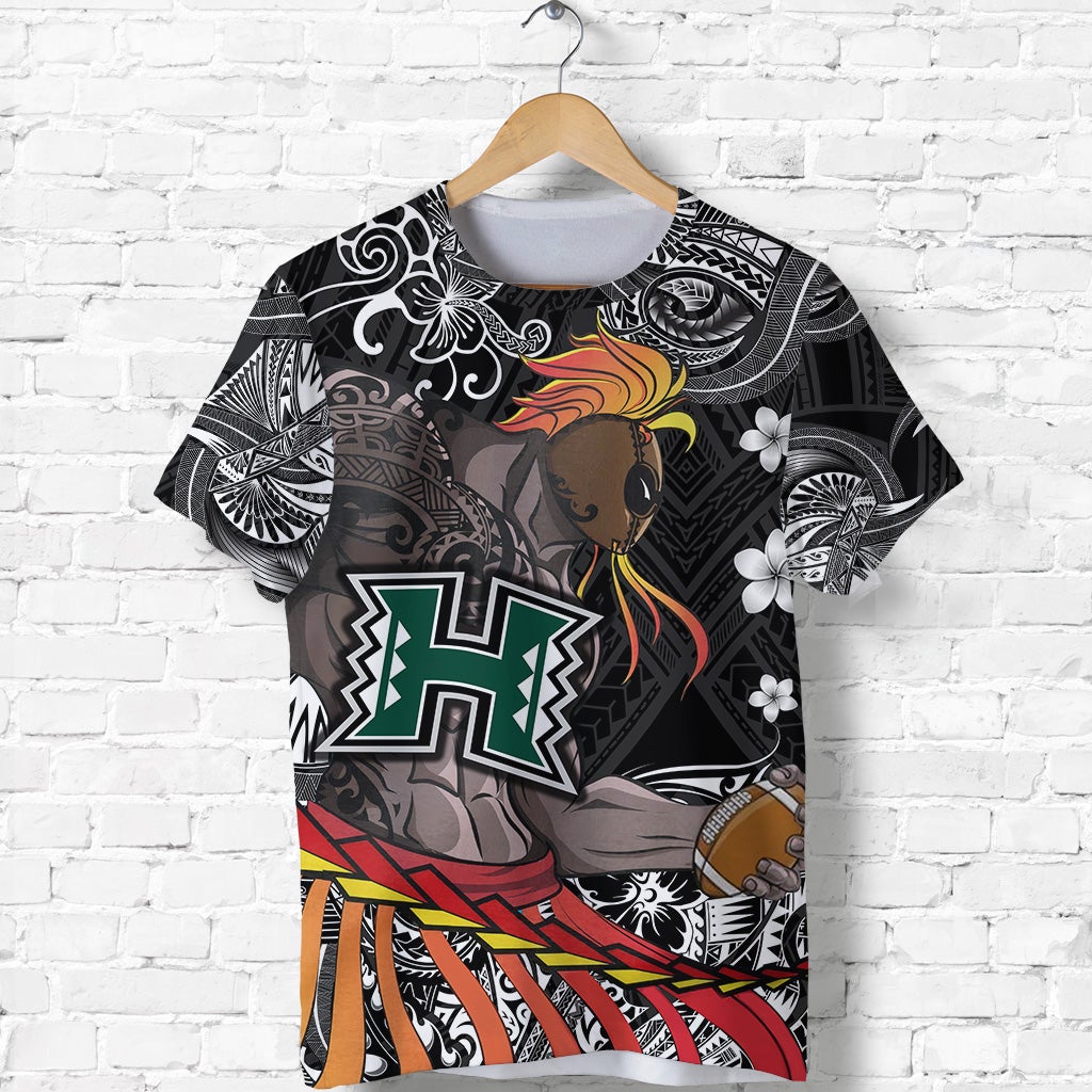 Custom Hawaii Warriors Polynesian T Shirt Unique Style Black LT8 - Wonder Print Shop