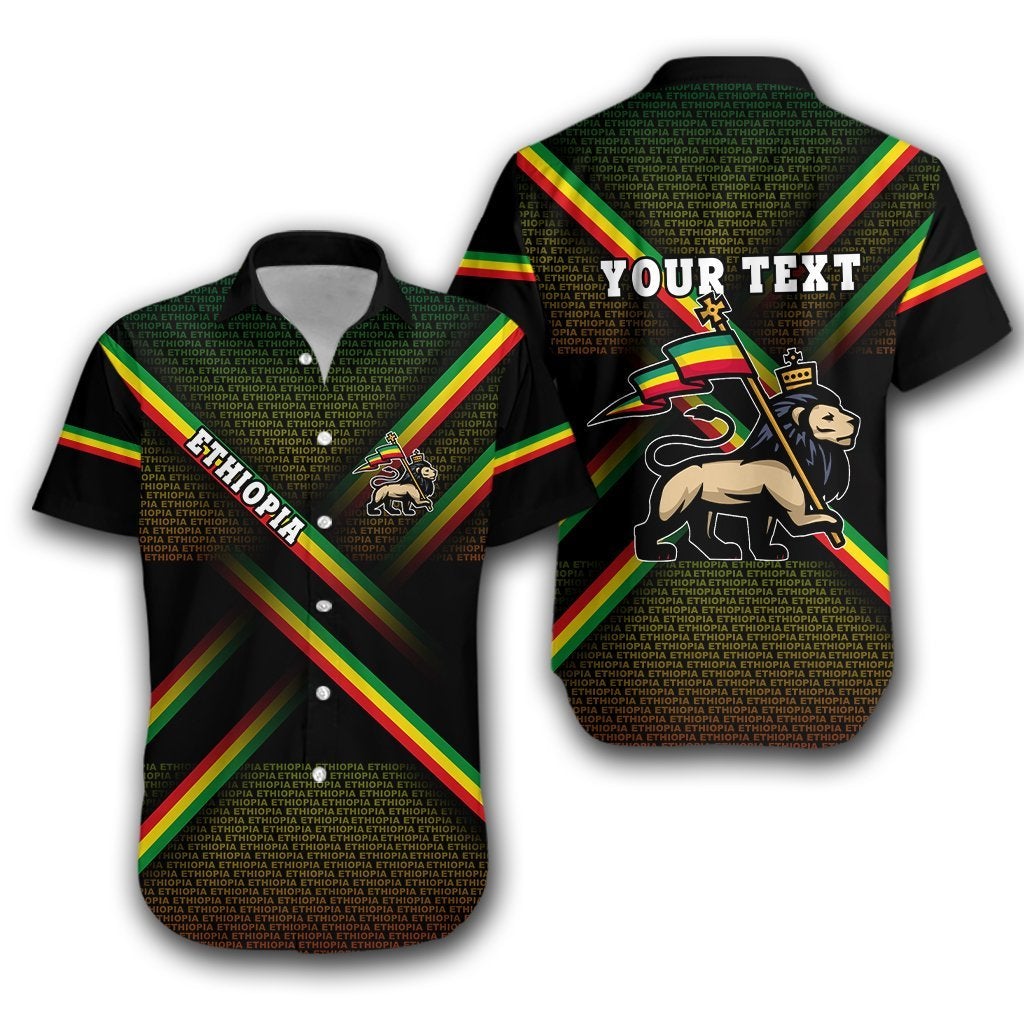 (Custom Personalised) Ethiopia Hawaiian Shirt Typography LT16 - Wonder Print Shop