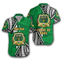 (Custom Personalised) Saineha Tonga Hawaiian Shirt Polynesian Style - Class of LT16 - Wonder Print Shop