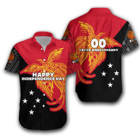 (Custom Personalised) Papua New Guinea Hawaiian Shirt Independence Day Flag Style LT16 - Wonder Print Shop