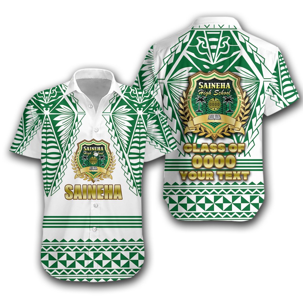 (Custom Personalised) Saineha Tonga Hawaiian Shirt Tattoo Style Special - Class of LT16 - Wonder Print Shop