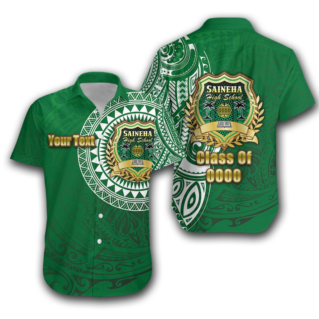 (Custom Personalised) Saineha Tonga Hawaiian Shirt Tattoo Style - Class of LT16 - Wonder Print Shop