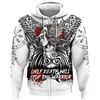 VikingValkyrie Honor Zip Hoodie RLT12 - Wonder Print Shop