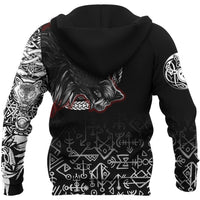 Fenrir Blood Hoodie Tattoo Style RLT12 - Wonder Print Shop