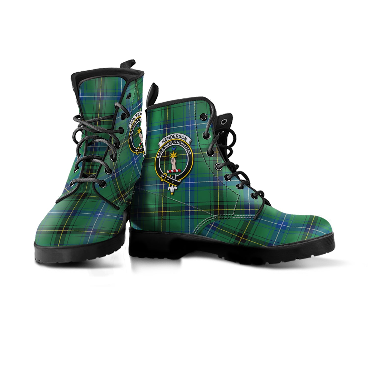 scottish-henderson-ancient-clan-crest-tartan-leather-boots