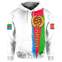 Custom Eritrea Hoodie White Style LT6 - Wonder Print Shop