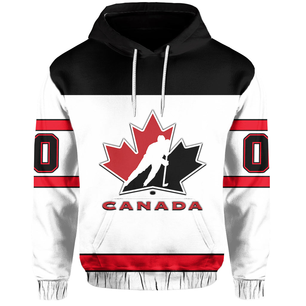 custom-personalised-and-number-canada-hockey-hoodie-simple-white-style