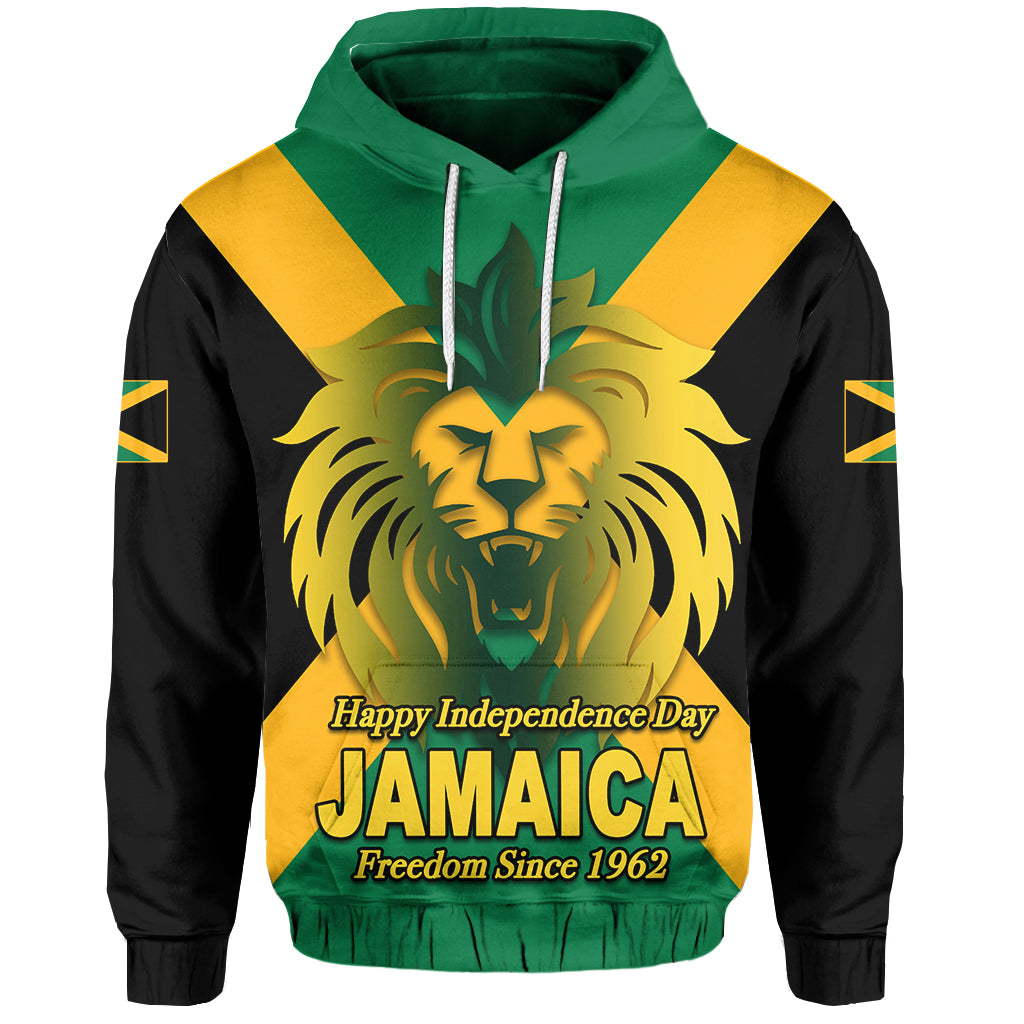 Jamaica Hoodie Independence Day Lion LT6 - Wonder Print Shop