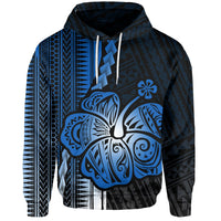 Custom Polynesian Hibiscus Hoodie Hawaiian Style No.5 LT6 - Wonder Print Shop