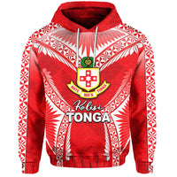 Custom Kolisi Tonga Hoodie Red Style LT6 - Wonder Print Shop