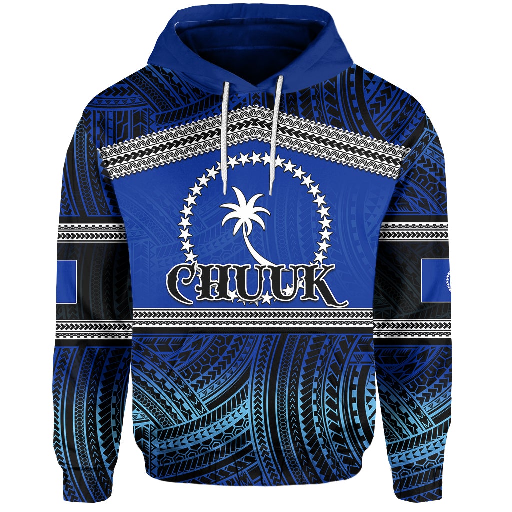 Custom Chuuk Islands Hoodie Polynesian Patterns LT6 - Wonder Print Shop
